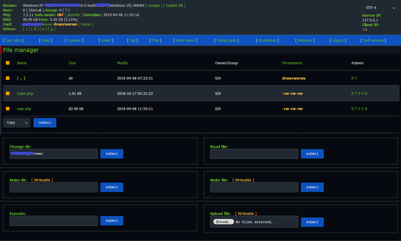 download wso php shell