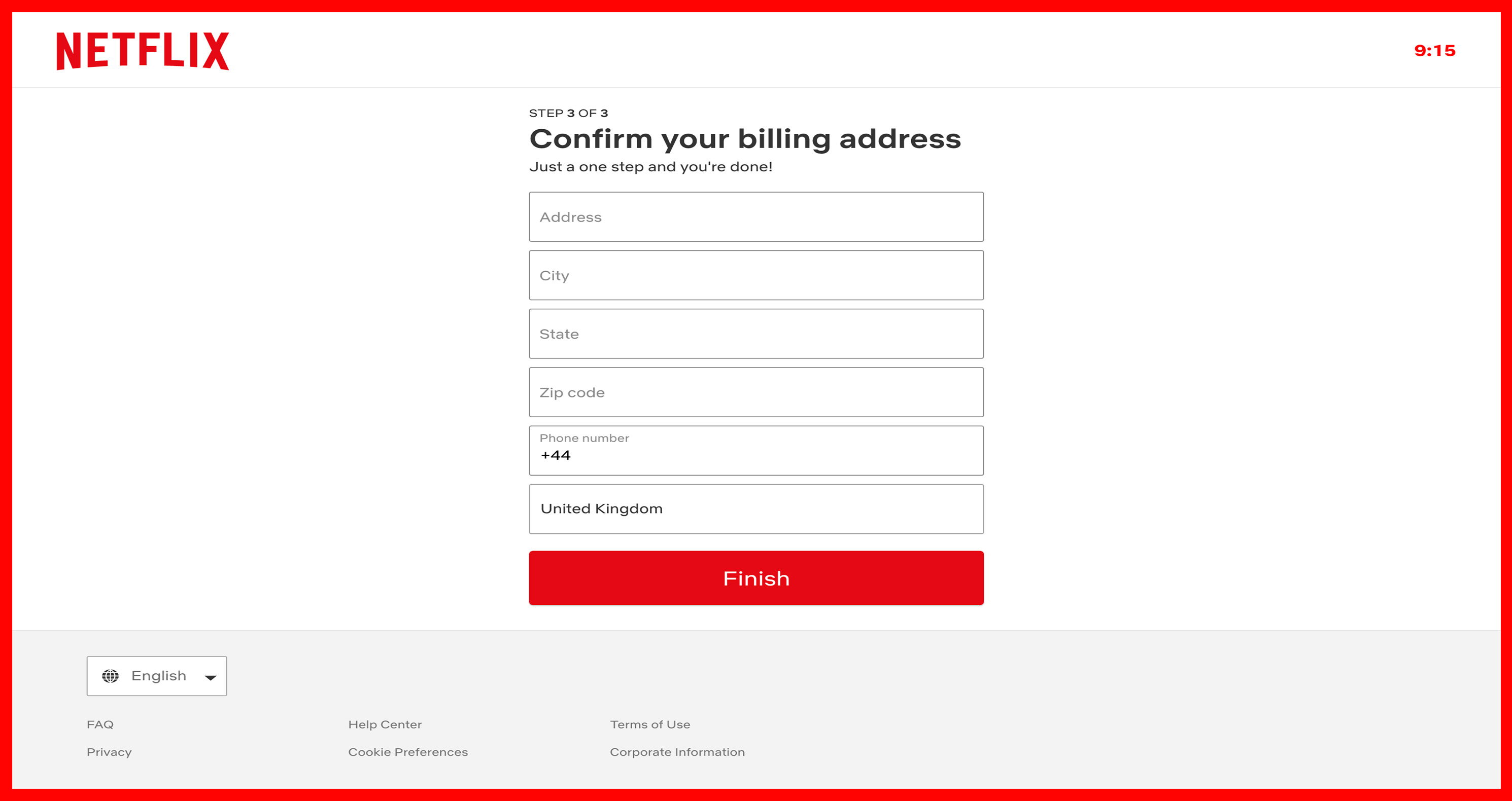 scam netflix 2023 billing address